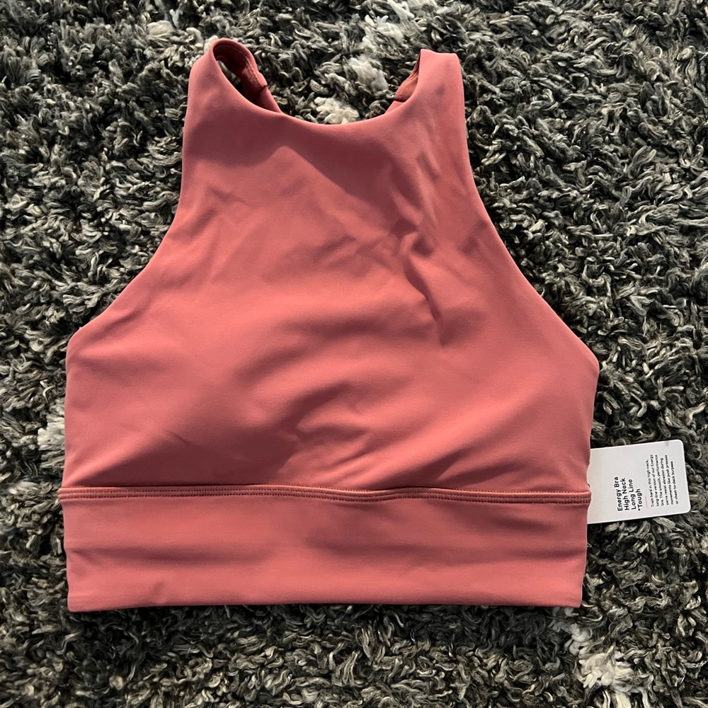 Lululemon Energy Bra High Neck Long Line Sports Bra